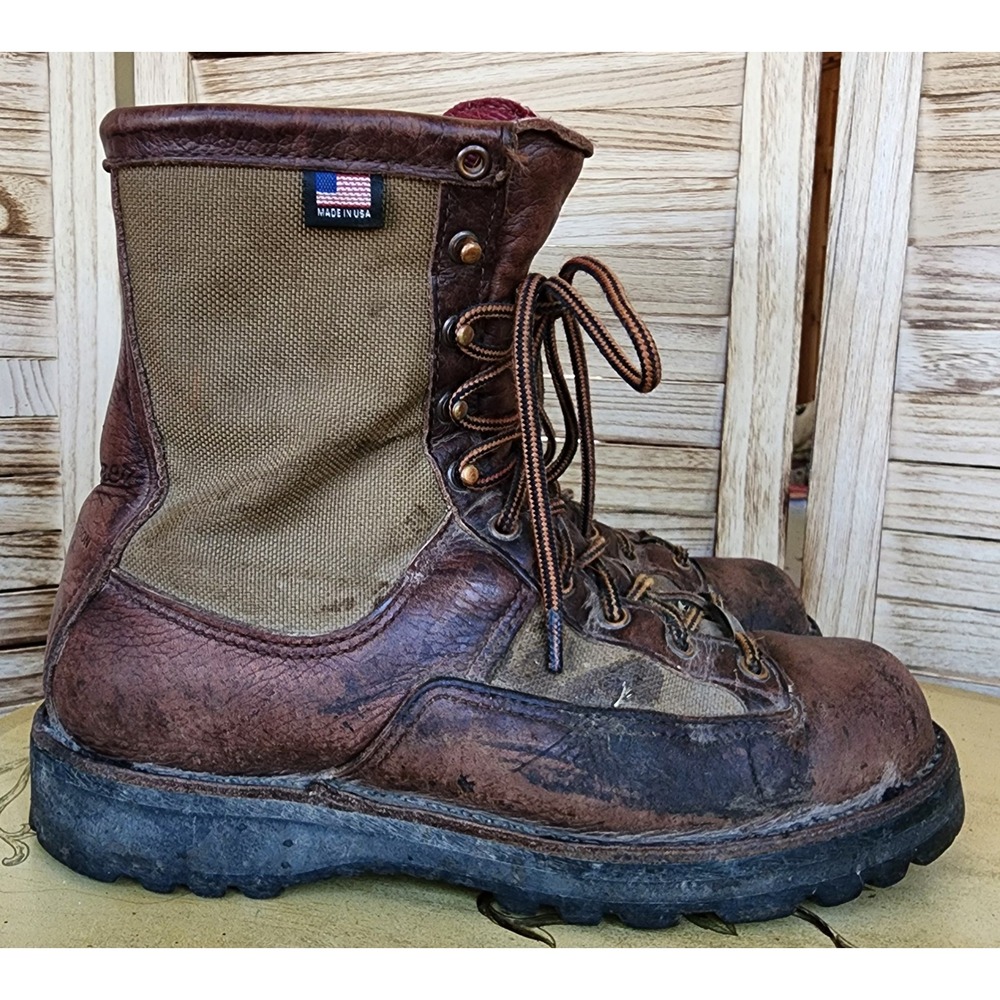 Danner Sz 9 Brown Leather 200G GTX Sierra 63100 Hunting Hiking Boots USA Made